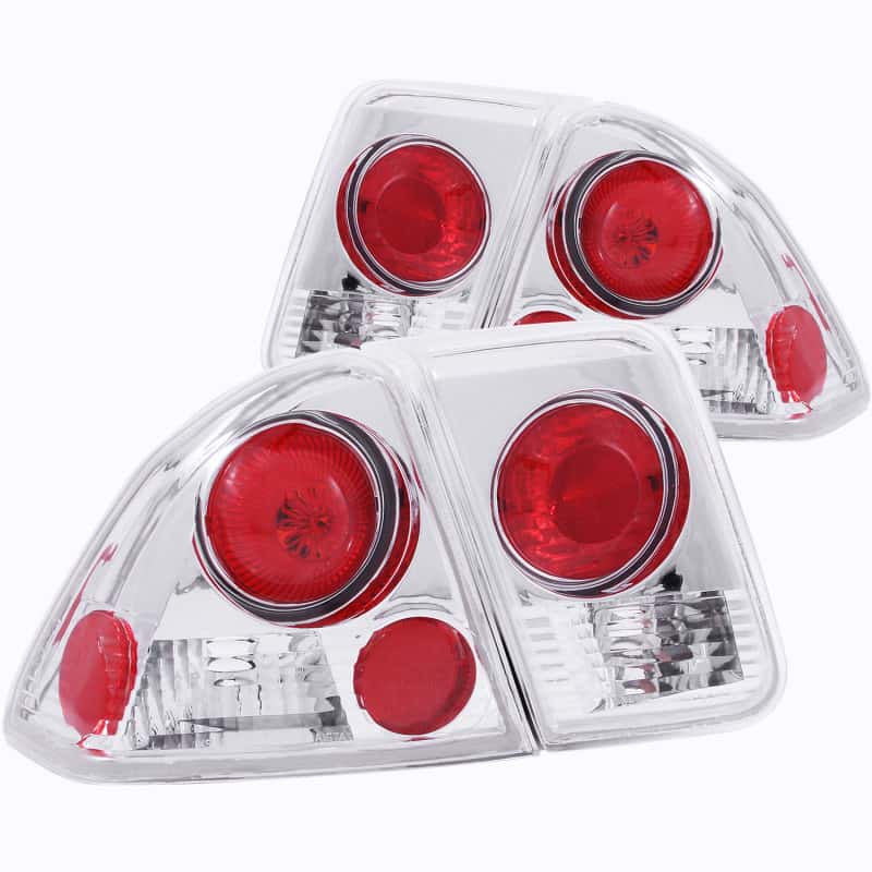ANZO — ANZO 2001-2004 Honda Civic Taillights Chrome
TailLightSet - view 2