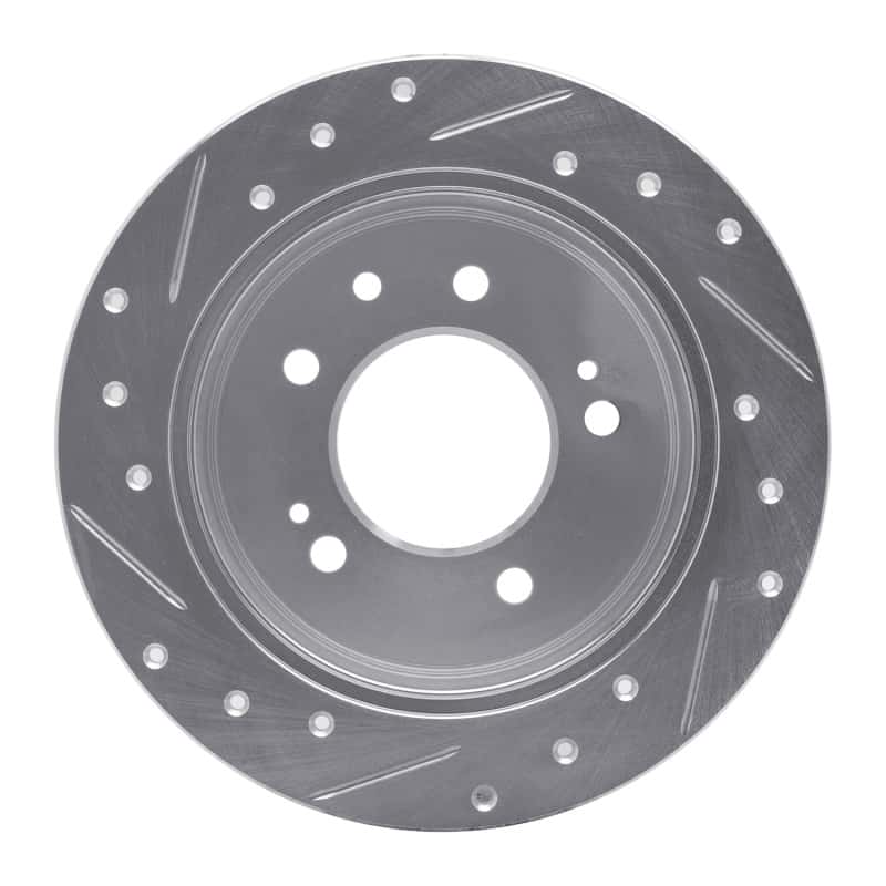 R1 Concepts — R1 07-10 Hyundai Elantra Rear Right Drilled & Slotted Silver Brake Rotor
R1 Brake Rotor Drill - view 5