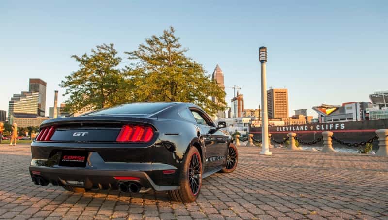 CORSA Performance — Corsa 2015-2017 Ford Mustang GT 5.0 3in Cat Back Exhaust Black Quad Tips (Sport)
Exhaust - view 6