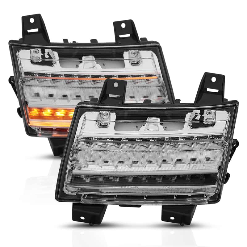 ANZO — ANZO 18-19 Jeep Wrangler JL LED Chrome Clear w/ Sequential Signal
SideMrkrLghtAssy
Side Markers - view 2