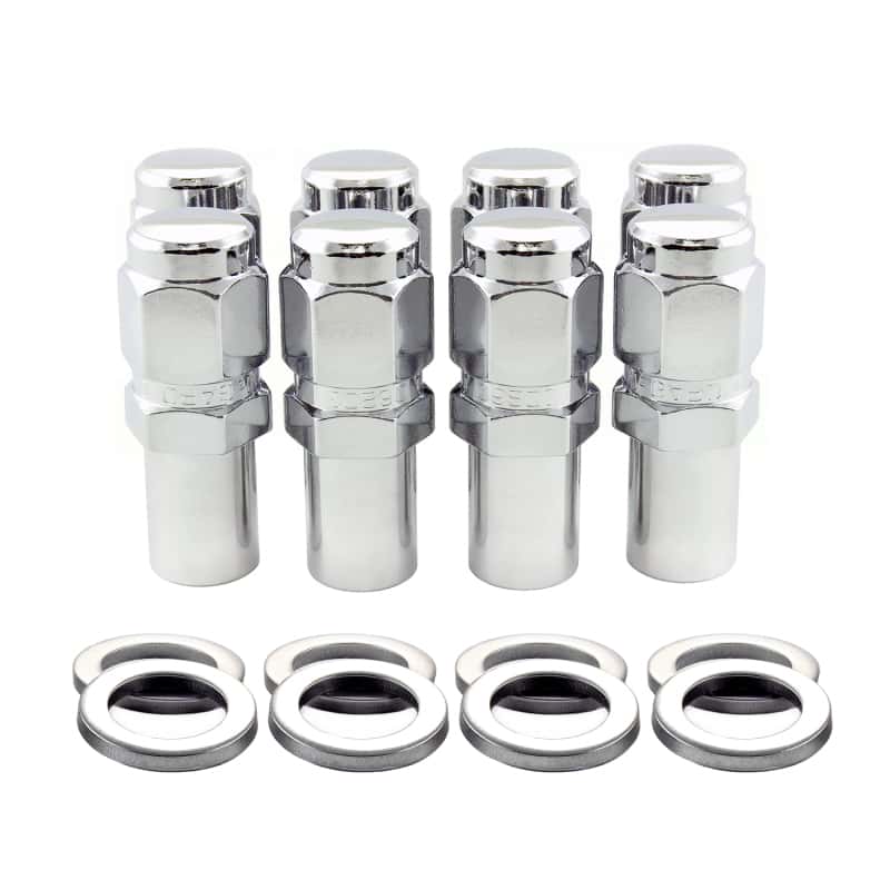 McGard — McGard Hex Lug Nut (Long Shank - 1in. / Duplex) - 9/16-18 / 7/8 Hex / 2.425in. L (8-Pack) - Chrome - view 5