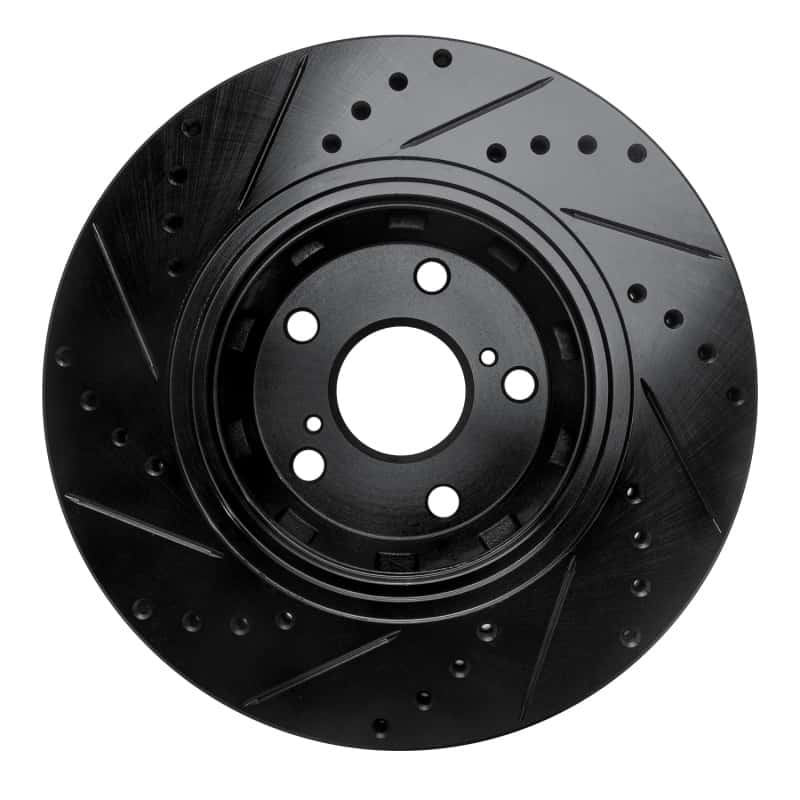 R1 Concepts — R1 09-15 Toyota Venza Front Right Drilled & Slotted Black Brake Rotor
R1 Brake Rotor Drill - view 5