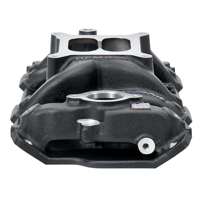 Edelbrock — Edelbrock Intake Manifold RPM Air-Gap Small-Block Chevy 262-400 Black
MANIFOLD - view 16