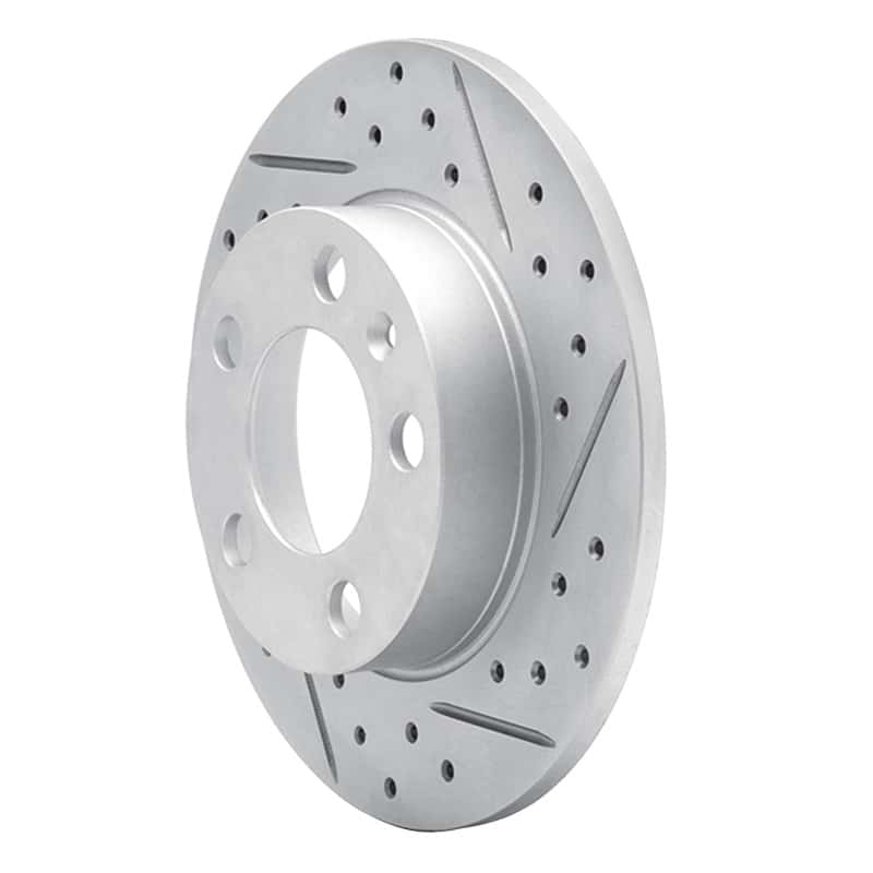 R1 Concepts — R1 98-24 Audi Tt Rear Right Drilled & Slotted Geo-Carbon Rotor - view 2