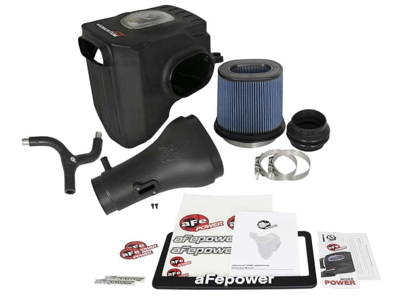 aFe — aFe Momentum GT Pro 5R Cold Air Intake System 17-18 Nissan Titan V8 5.6L
Momentum GT Intake - view 6