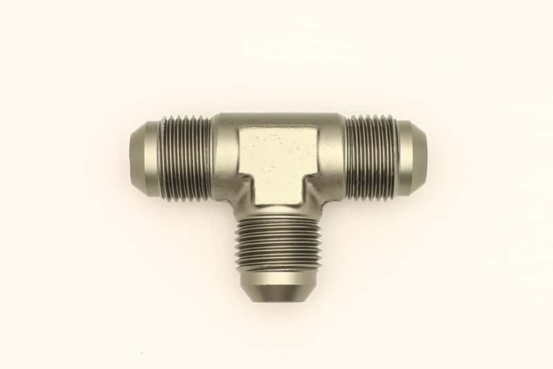 DeatschWerks — DeatschWerks 8AN Male Flare + 8AN Male Flare To 8AN Male Flare Tee Fitting
Plumbing - view 4