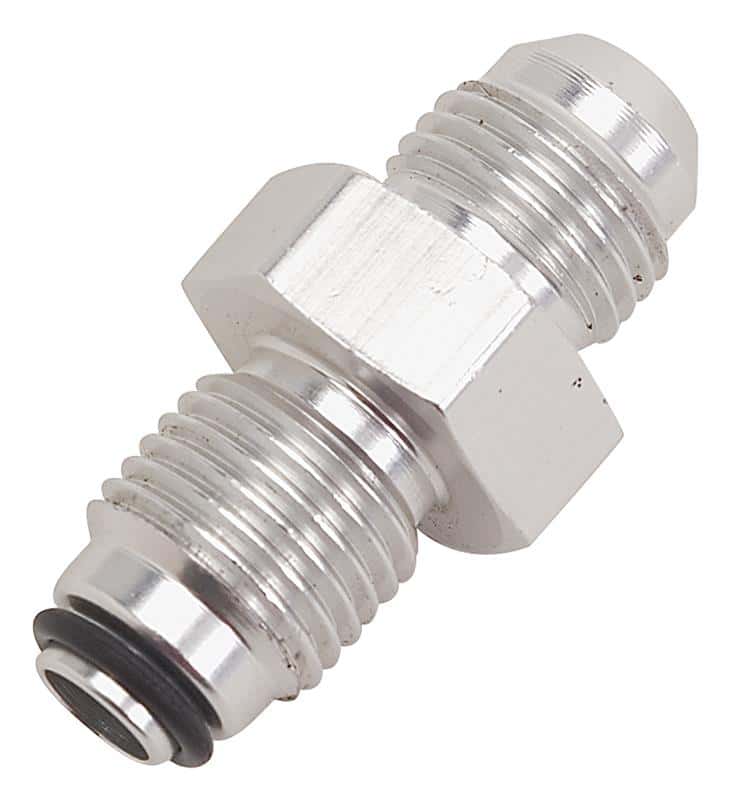 Russell — Russell Performance -6 AN (male to 11/16in-18 O-ring seal) Power Steering Adapter. Clear anodized
PwrStrgHoseAdpt - view 3