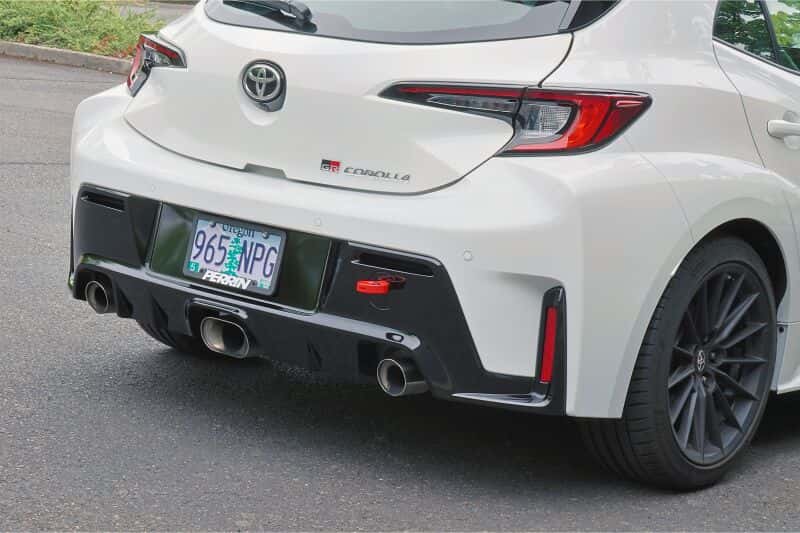 Perrin Performance — PERRIN 23-26 Toyota GR Corolla Rear Tow Hook - Red - view 1