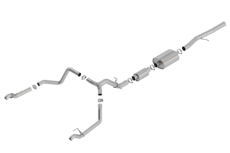 Borla — Borla 19 Chevrolet Silverado/GMC Sierra 1500 6.2L SS (S-Type) Catback Exhaust w/ Factory Tips
Cat-Back System - view 1