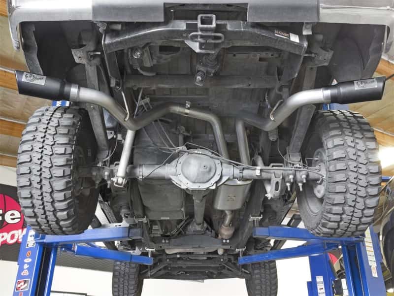 aFe — aFe MACH Force-Xp 3in CB SS Dual Exhaust w/Black Tips 09-16 GM Silverado/Sierra 4.3L/4.8L/5.3L
Cat-Back Exhaust - view 7