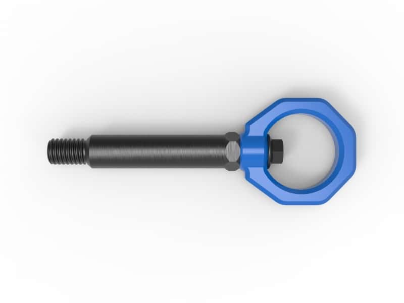 aFe — aFe Control Rear Tow Hook Blue BMW F-Chassis 2/3/4/M
Rear Tow Hook - view 5