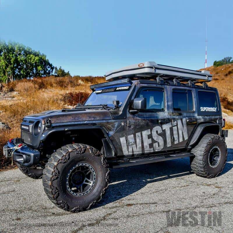 Westin — Westin 18-22 Jeep Wrangler JLU 4dr R5 Nerf Step Bars - Tex. Blk
Nerf/Step Bar - view 5