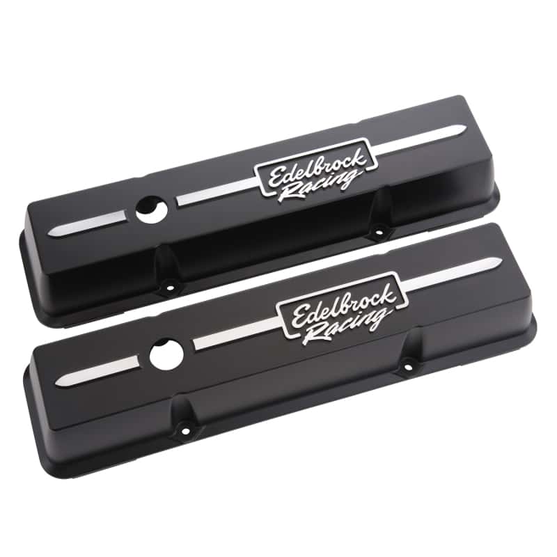 Edelbrock — Edelbrock Valve Cover Racing Series Chevrolet 1959-1986 262-400 CI V8 Low Black
ELITE - view 3