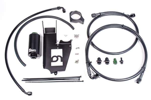 Radium Engineering — Radium Engineering Fuel Hanger Plumbing Kit Mitsubishi Evo 7/8/9 - Stainless Filter - view 1