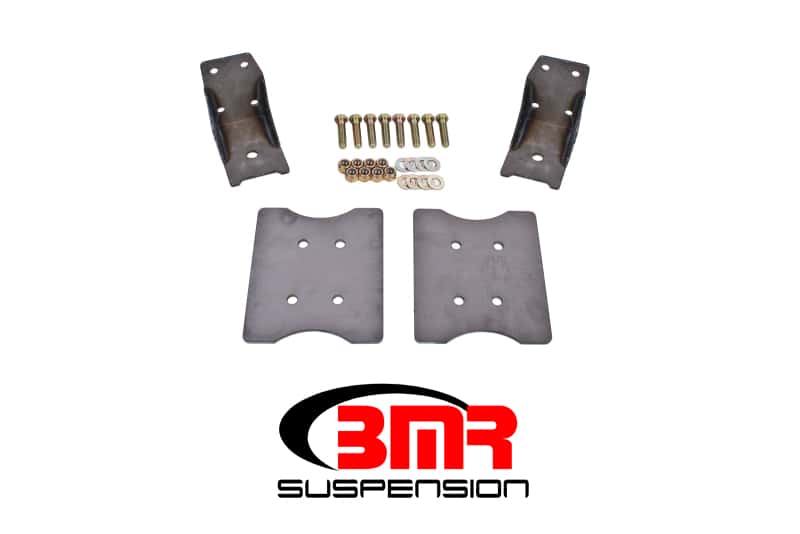 BMR Suspension — BMR 79-04 Fox Mustang Lower Torque Box Reinforcement Plates - Natural
Reinforcement Kit - view 1
