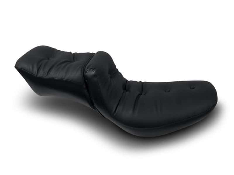 Mustang Motorcycle — Mustang 58-84 Harley FX/FL Duke Extra Wide 1PC Seat Regal - Black - view 1