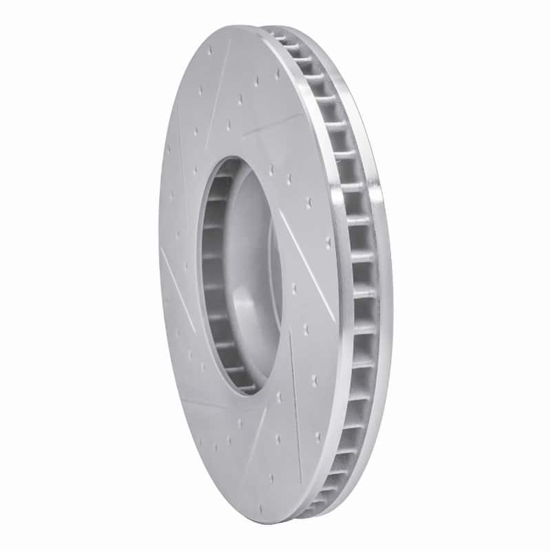 R1 Concepts — R1 16-25 BMW i4 Right Front Drilled & Slotted Silver Brake Rotor
R1 Brake Rotor Drill - view 4