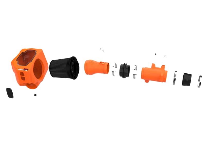 aFe — aFe 2025 RAM 1500 L6-3.0L (tt) Momentum GT Orange Edition Air Intake w/ Blk Pro 5R Filter (MOQ 12)
Momentum GT Intake - view 2