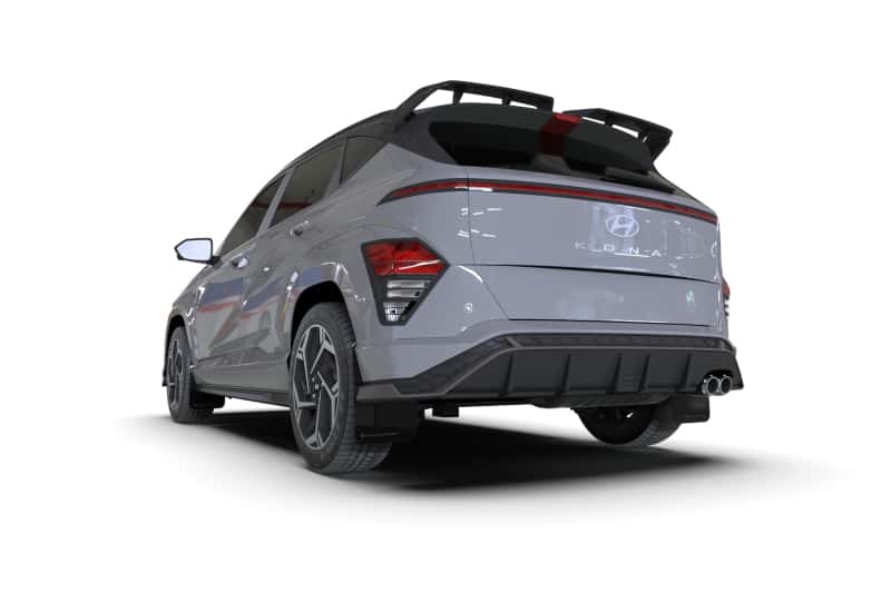 Rally Armor — Rally Armor 24-25 Hyundai Kona N Line Black UR Mud Flap w/ Grey Logo
Mud Flap - view 2