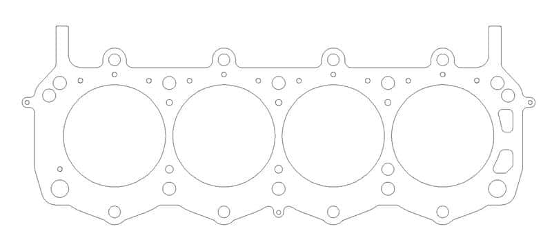 Cometic Gasket — Cometic Ford Man-O-War 6 Bolt 10 Degree Heads 4.180in Bore .040in MLS Head Gasket
Cylinder Head Gasket - view 1