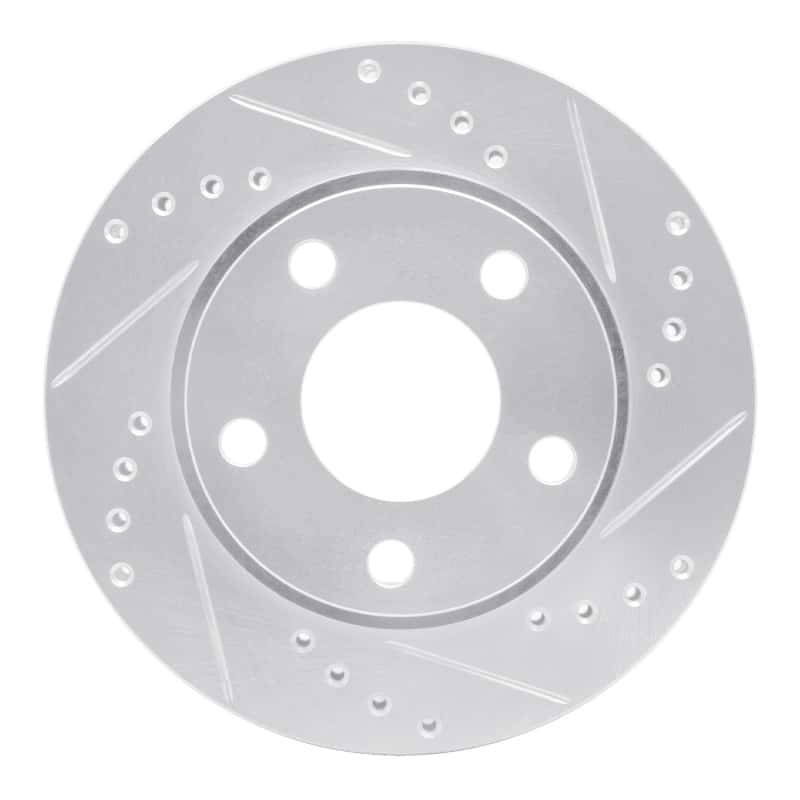 R1 Concepts — R1 00-02 Audi S4 Rear Right Drilled & Slotted Silver Brake Rotor
R1 Brake Rotor Drill - view 1