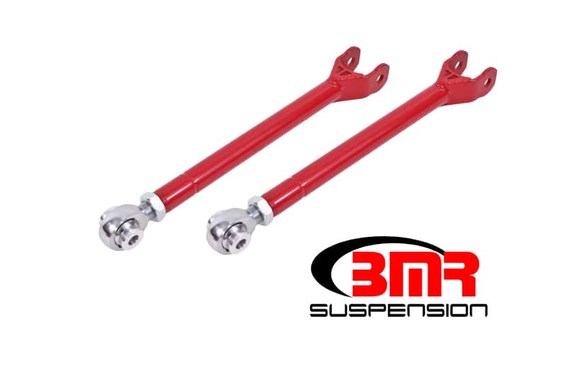BMR Suspension — BMR 08-17 Challenger Lower Trailing Arms w/ Single Adj. Rod Ends - Red
Lower Trailing Arms - view 1