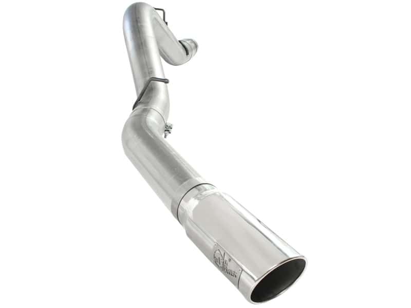 aFe — aFe Atlas Exhaust 5in DPF-Back Al Steel 11-13 GM Diesel Trucks V8-6.6L (td) LML (Pol Tip)
DPF-Back Exhaust - view 1