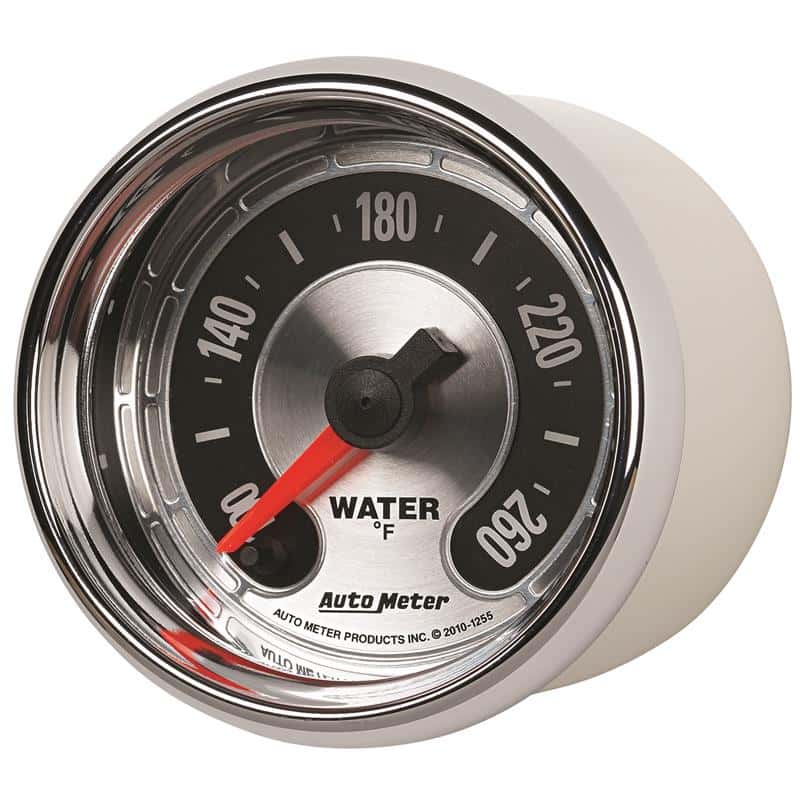 AutoMeter — Autometer American Muscle 52mm Full Sweep Electric 100-260 Deg F Water Temperature Gauge
GA 2" WTEMP STPR AM - view 3