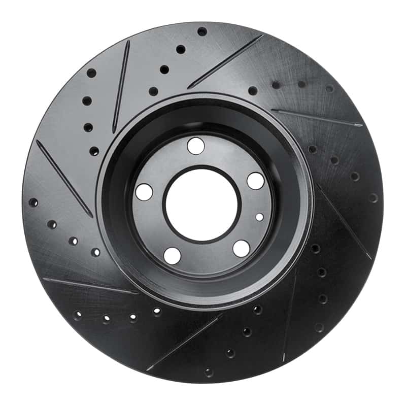 R1 Concepts — R1 05-11 Audi A6 (USA/Canada) Front Right Drilled & Slotted Black Brake Rotor
R1 Brake Rotor Drill - view 5