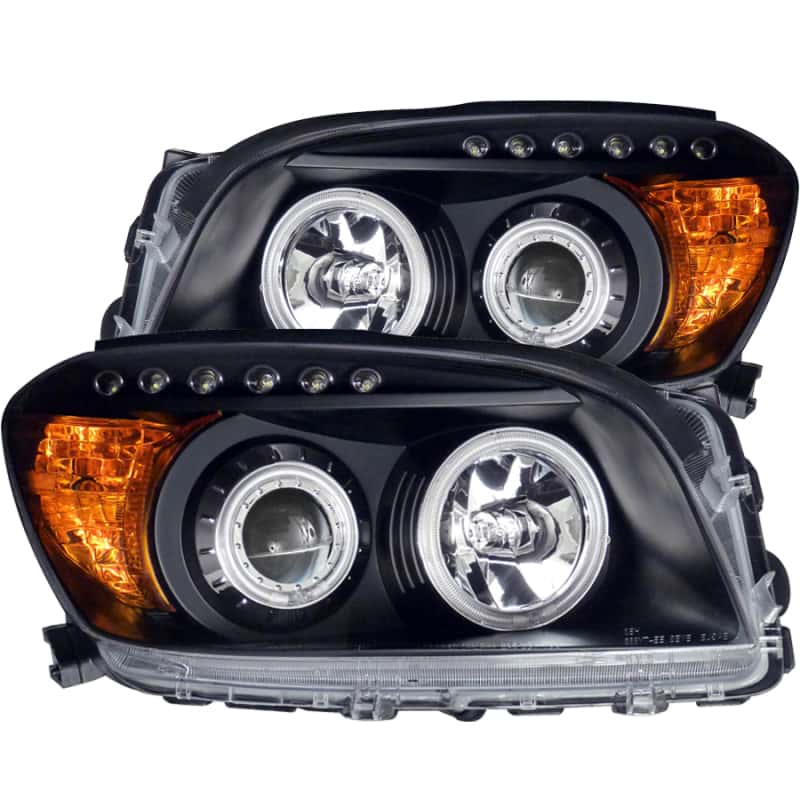 ANZO — ANZO 2006-2008 Toyota Rav4 Projector Headlights w/ Halo Black
Head Light Set
HdLtSet - view 2