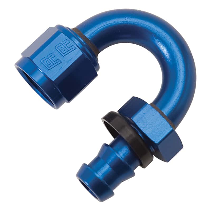 Russell — Russell Performance -10 AN Twist-Lok 180 Degree Hose End (15/16in Radius)
Hose Fitting - view 2