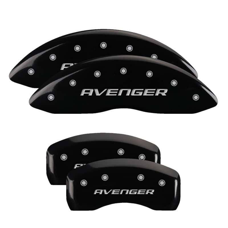 MGP — MGP 4 Caliper Covers Engraved Front & Rear With out stripes/Avenger Black finish silver ch
Caliper Covers - view 1