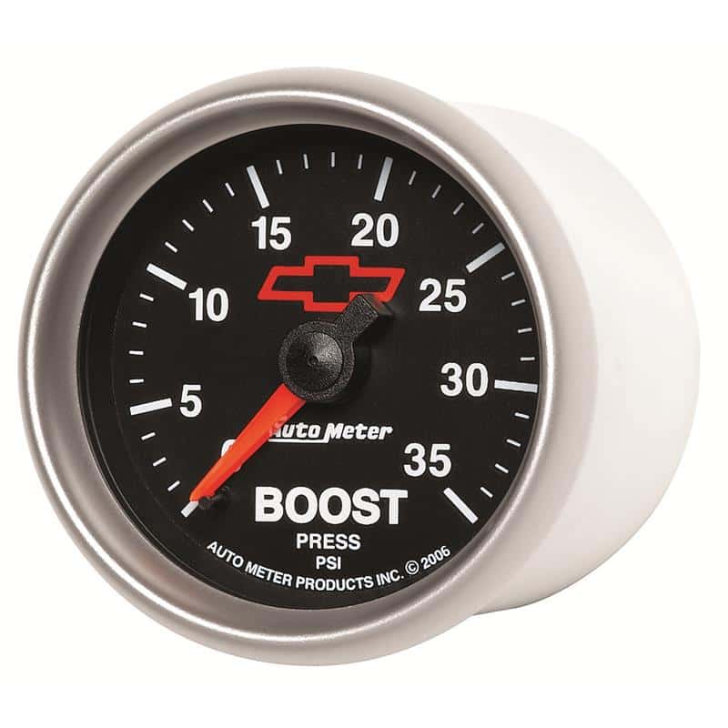AutoMeter — Autometer GM Mechanical 52mm 0-35 PSI Boost Gauge
2-1/16" BOOST, 0-35 - view 2