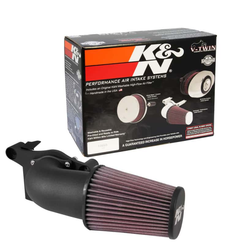 K&N Engineering — K&N FIPK H/D Touring Models 2017-2018 BLACK Performance Air Intake System
Performance Air Inta
Air Intake System - view 5