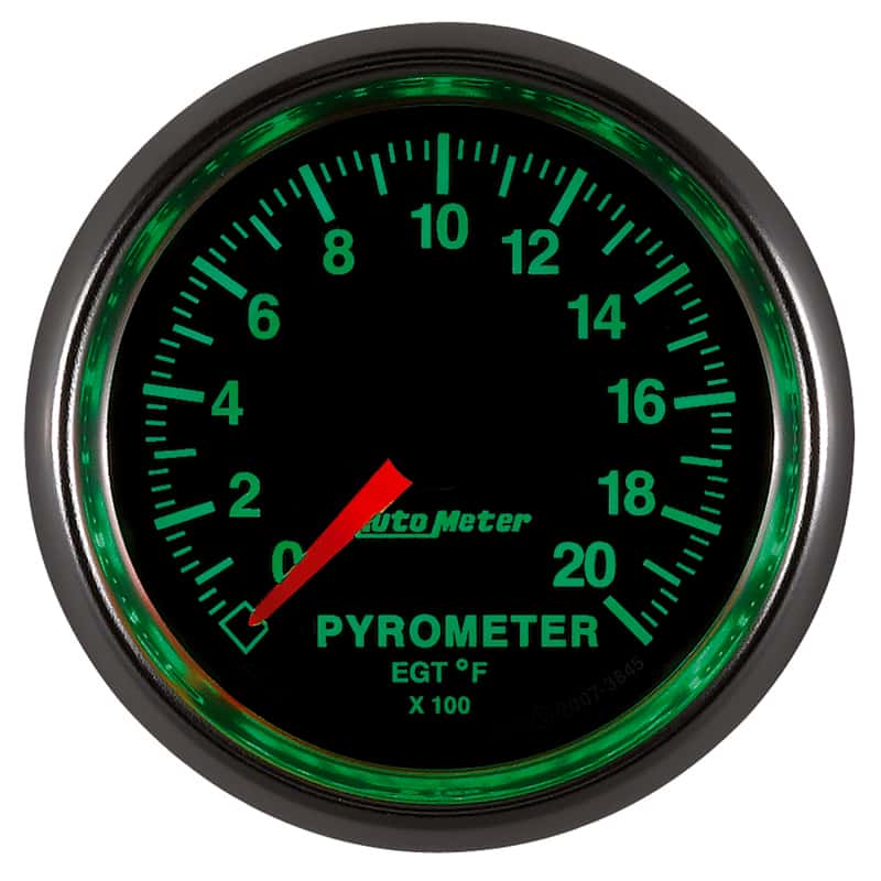 AutoMeter — Autometer GS 0-2000 degree F Full Sweep Electronic Pyrometer Gauge
2-1/16" PYROMETER KI - view 10