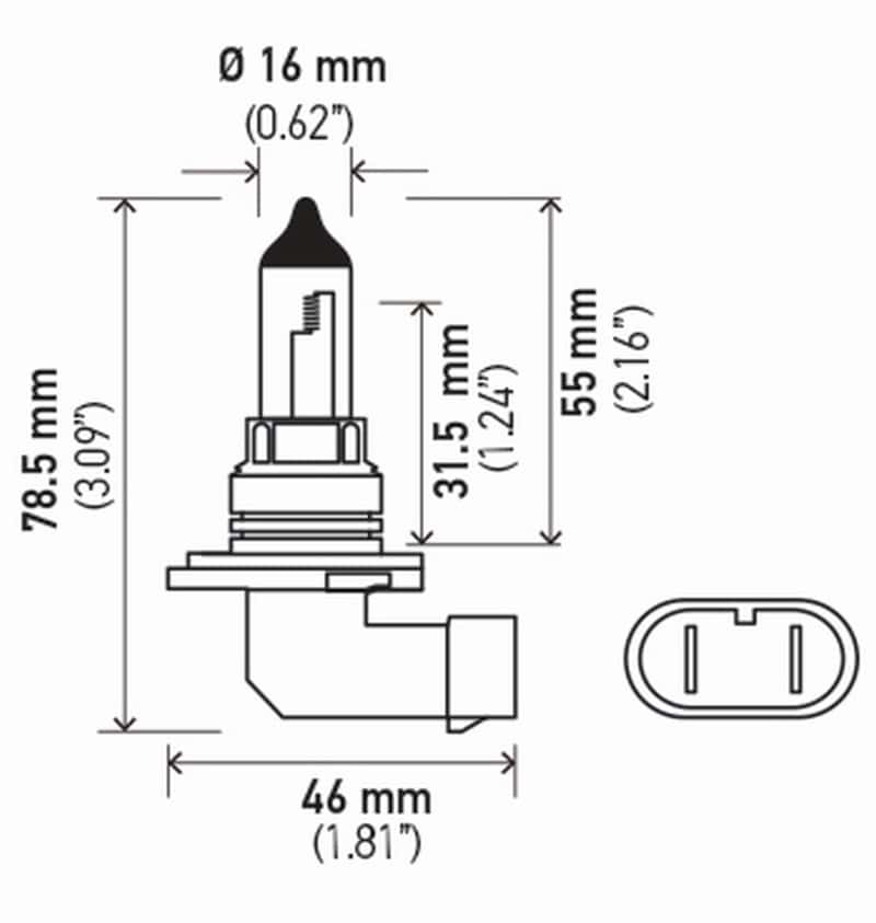Hella — Hella Bulb 9006/Hb4 12V 55W P22D T4 (2)
9006TB Halogen Bulb - view 6