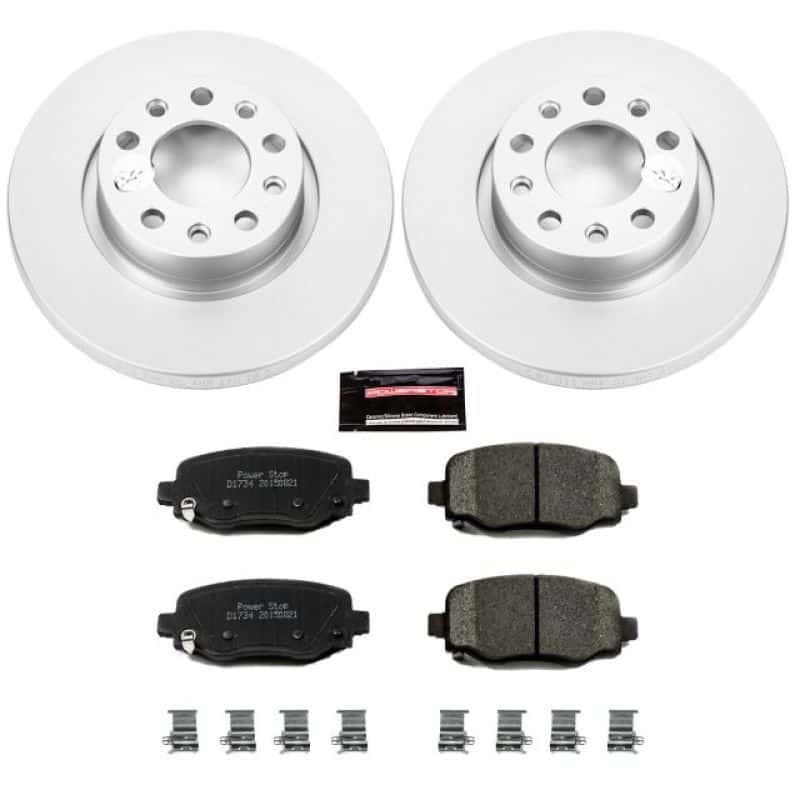 PowerStop — Power Stop 15-17 Chrysler 200 Rear Z17 Evolution Geomet Coated Brake Kit - view 1