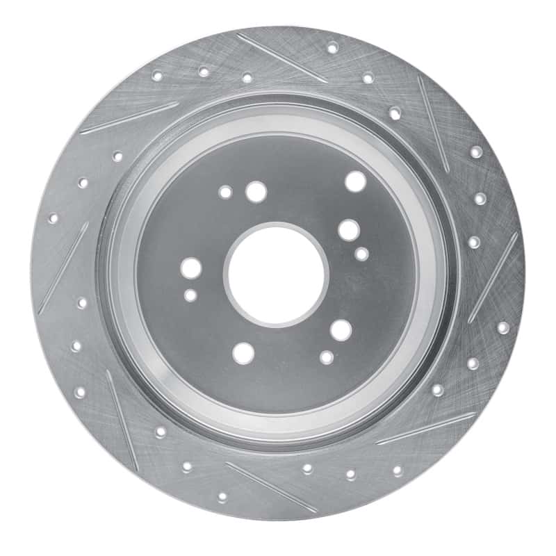 R1 Concepts — R1 02-04 Honda Odyssey Rear Left Drilled & Slotted Silver Brake Rotor
R1 Brake Rotor Drill - view 5
