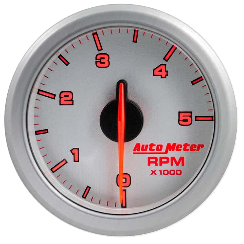 AutoMeter — Autometer Airdrive 2-1/6in Tachometer Gauge 0-5K RPM - Silver
GA 2" 5KRPM ARDRV SL - view 11