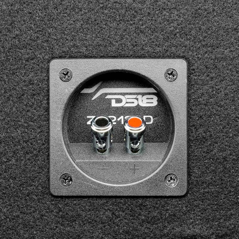 DS18 — DS18 Dual 12in Loaded 1500 Watts RMS 2x ZR12.4D Ported Enclosure w/ Subwoofer - view 2