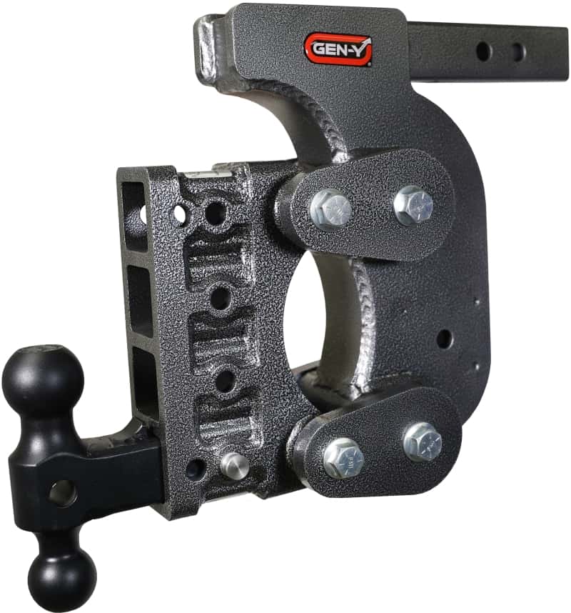 GEN-Y Hitch — Gen-Y The Boss Torsion-Flex 2in Shank 12.5in Drop 16K Hitch w/GH-051 Dual-Ball/Stabilizer Kit
Drop Hitch - view 1