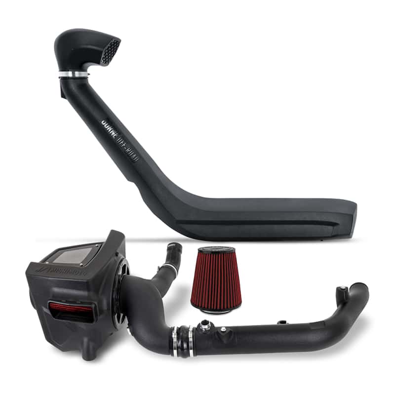 Mishimoto — Mishimoto 21+ Bronco 2.7L Intake/Snorkel Bundle - Oiled Filter
Intake Package - view 1