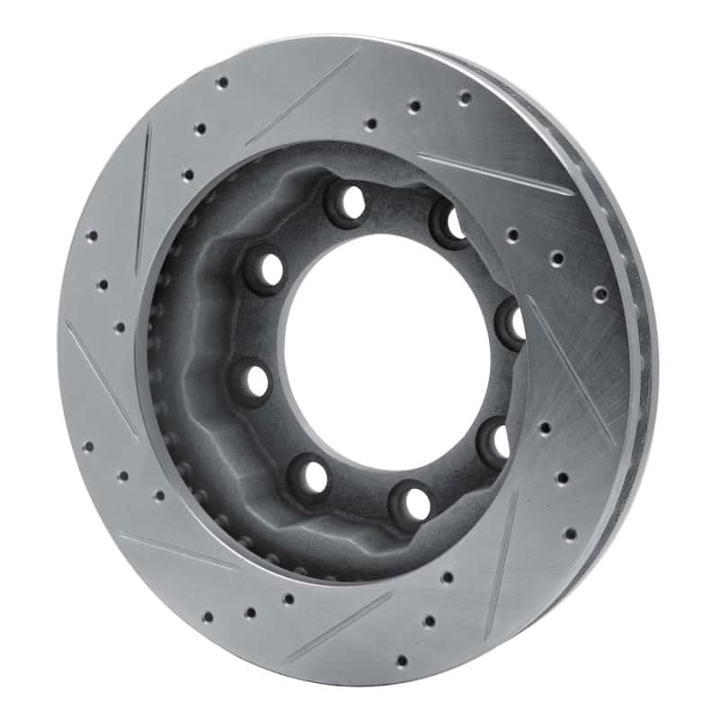 R1 Concepts — R1 77-93 Chevrolet V30 & V3500 Pickup Front Right Drilled & Slotted Silver Brake Rotor
R1 Brake Rotor Drill - view 4