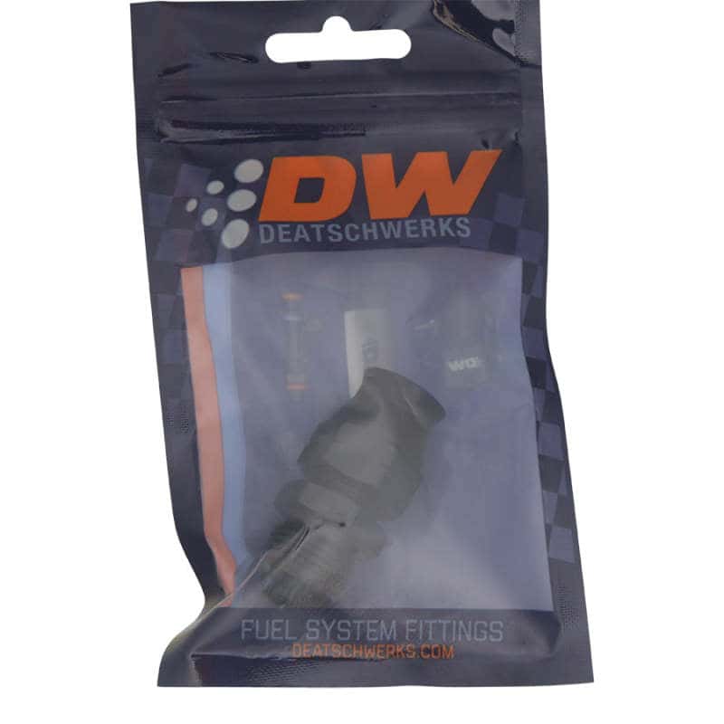 DeatschWerks — DeatschWerks 8AN Male Flare to 1/2in Hardline Compression Adapter - Anodized Matte Black
Lines & Fittings - view 2