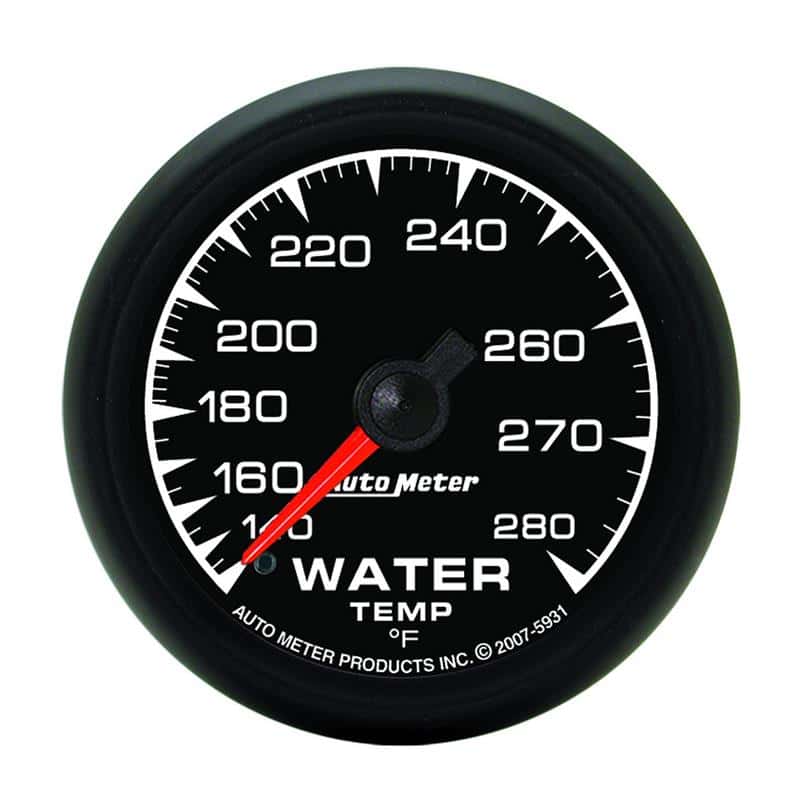 AutoMeter — Autometer ES 52mm 140-280 Deg F Mechanical Water Temperature Gauge
GA 2" WTMP 280F M ES - view 2