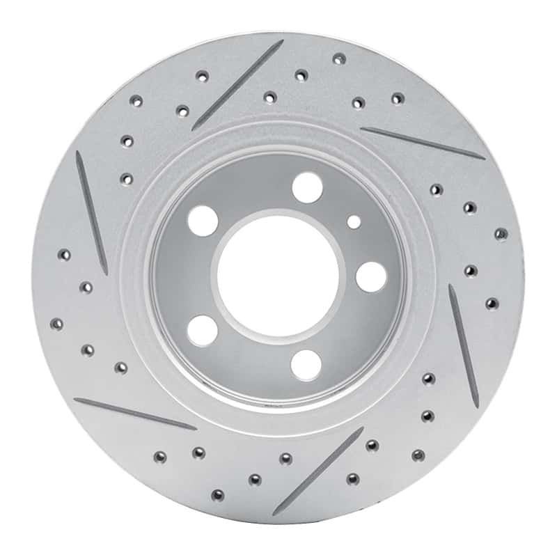 R1 Concepts — R1 00-06 Audi Tt Quattro Rear Right Drilled & Slotted Geo-Carbon Rotor - view 5