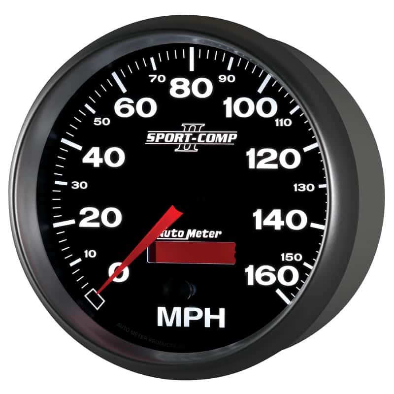 AutoMeter — Autometer Sport-Comp II 5 inch 0-160MPH Electronic Programmable Speedometer
5" SPEEDO, 160 MPH, - view 9
