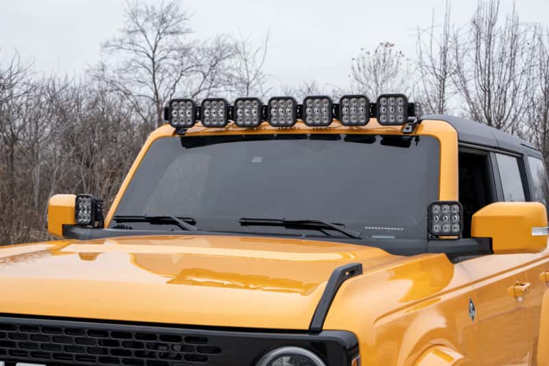Diode Dynamics — Diode Dynamics Bronco SS5 Sport CrossLink Windshield - Yellow Combo Lightbar Kit - view 3