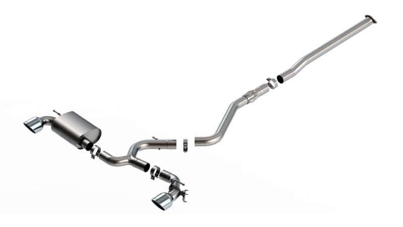 Borla — Borla 22-23 Hyundai Kona N 2.0L 4 CYL. Turbo AT/MT ATAK Catback Exhaust Bright Chrome
Cat-Back System - view 1
