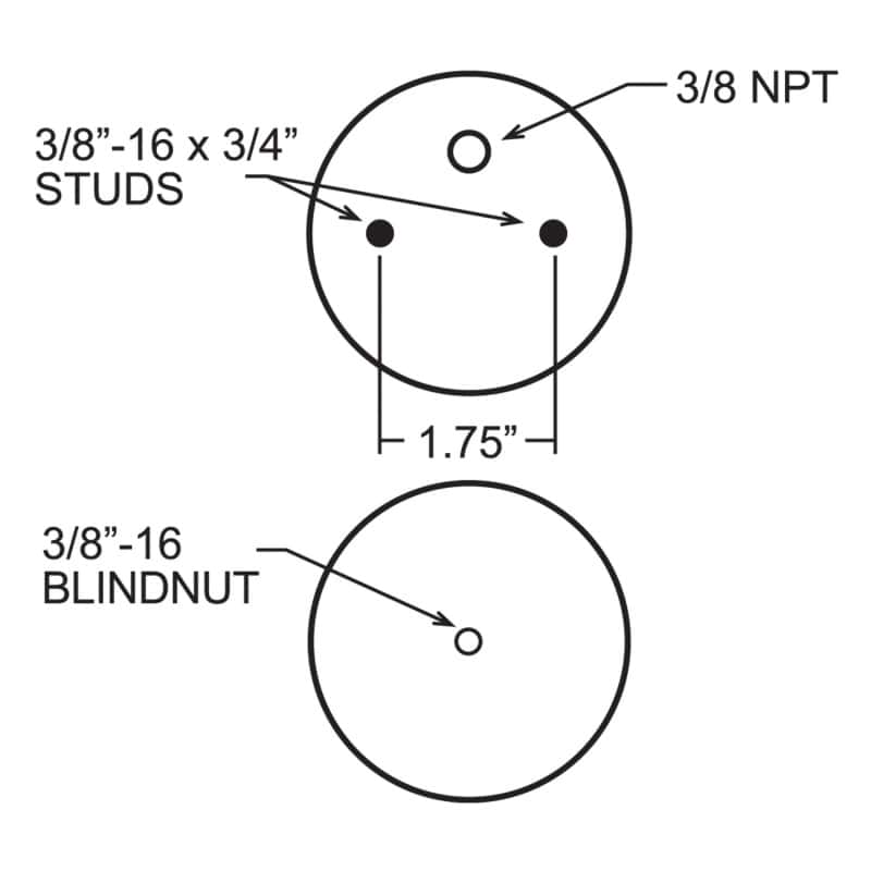 Firestone — Firestone Ride-Rite Replacement Air Helper Spring Rear 267CZ 1.5 (W217607703)
Replacement Bellows
Air Helper Spring - view 2